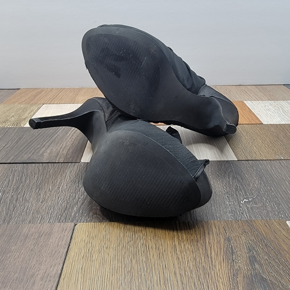 Women's 6.5M Black Stiletto Heels - Picture 4 of 6